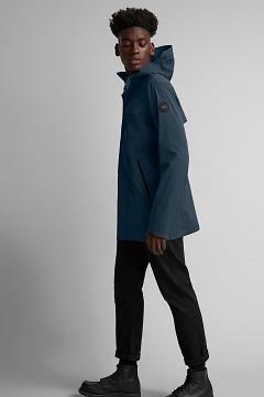Chamarras Canada Goose Hombre Outlet - Wascana Chubasquero Black Label Azules Oscuro MF2653780